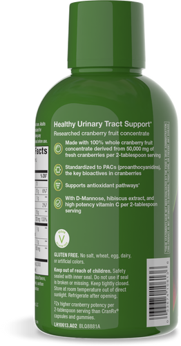 Nature's Way® | CranRx Liquid Bioactive Cranberry - left side of pack Sku:10613