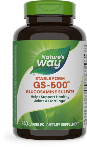 Nature's Way® | GS-500 Glucosamine Sulfate, 240 capsules Sku:01787