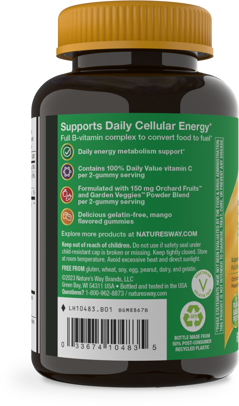 <{%MAIN3_10483%}>Nature's Way® | Alive! B-Complex Gummies - left side of pack