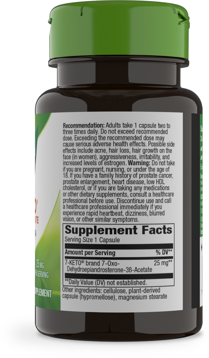 <{%MAIN2_05186%}>Nature's Way® | 7-KETO DHEA Metabolite - right side of pack