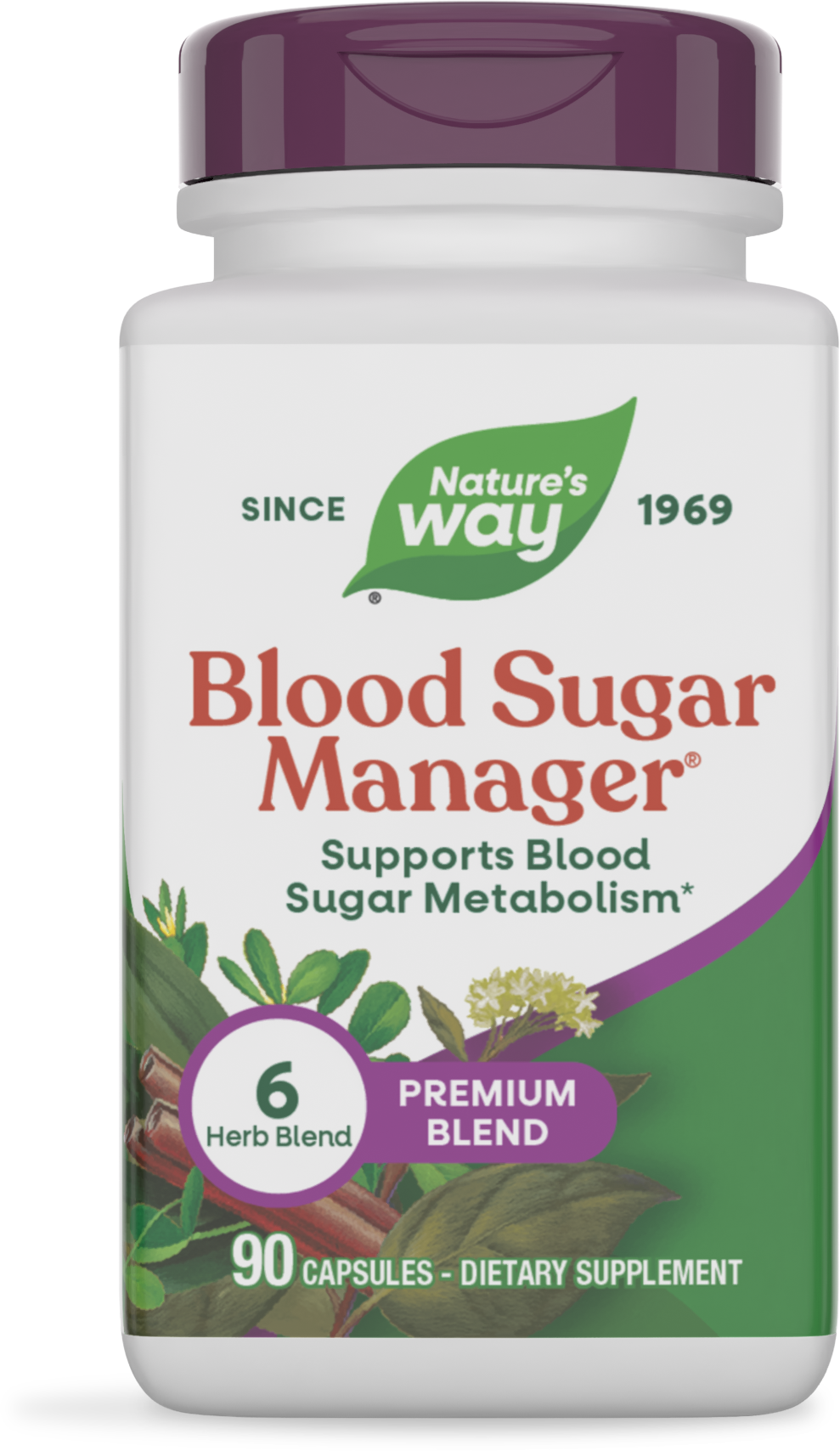 <{%PRIMARY_79200%}>Nature's Way® | Blood Sugar Manager, 90 capsules