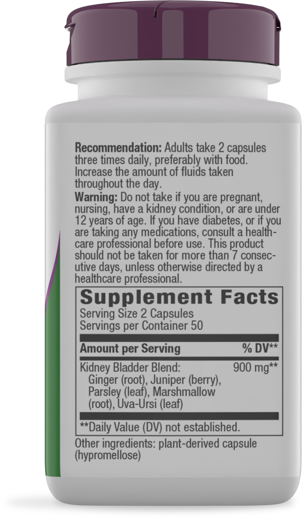 <{%MAIN2_110%}>Nature's Way® | Kidney Bladder Premium Blend - right side of pack