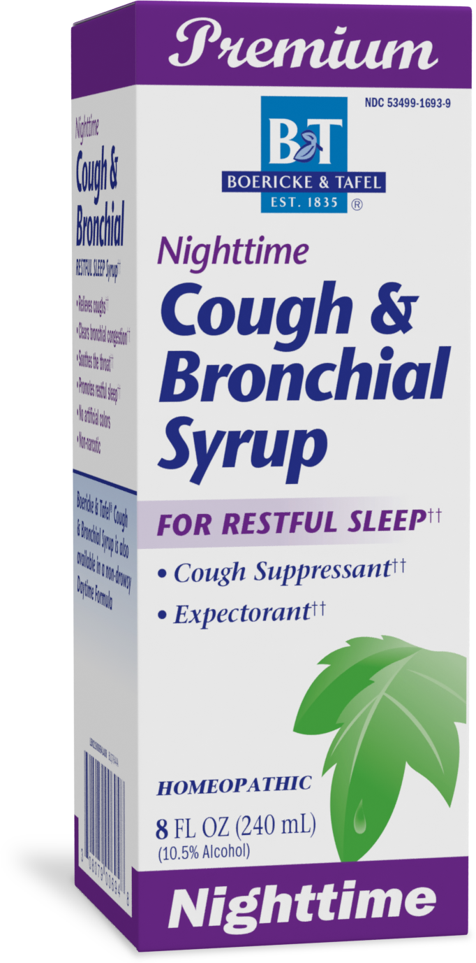 <{%PRIMARY_21900694%}>Nature's Way® | Boericke & Tafel Nighttime Cough & Bronchial Syrup, 8 fl oz (235 ml)