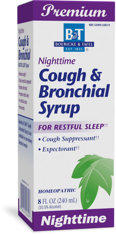 <{%PRIMARY_21900694%}>Nature's Way® | Boericke & Tafel Nighttime Cough & Bronchial Syrup, 8 fl oz (235 ml)