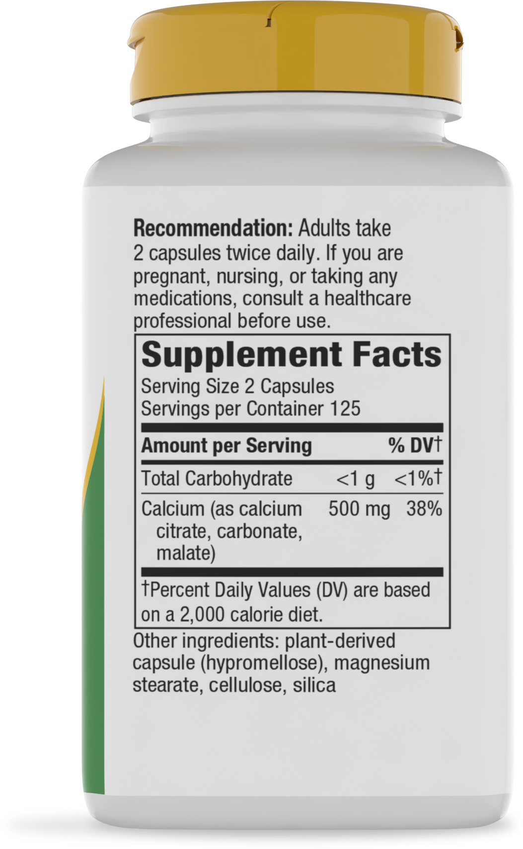 <{%MAIN2_41011%}>Nature's Way® | Calcium Citrate, Carbonate & Malate - right side of pack
