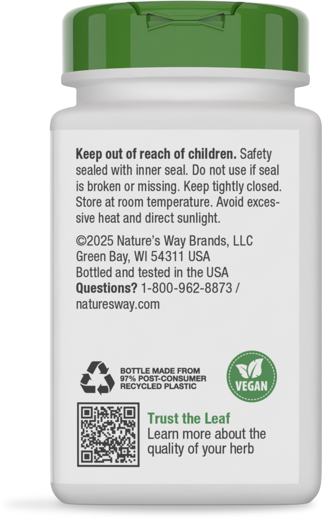 <{%MAIN4_12440%}>Nature's Way® | Black Elderberry - back of pack