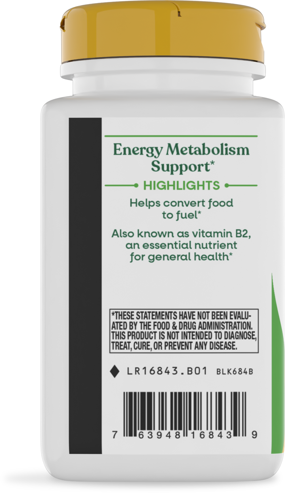 <{%MAIN3_16843%}>Nature's Way® | Riboflavin Vitamin B2 - left side of pack