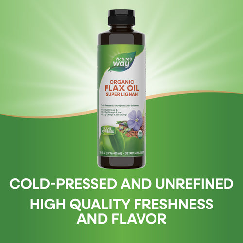 Nature's Way® | Organic Flax Oil Super Lignan Sku:15428