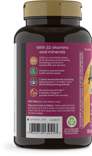 Nature's Way® | Alive! Women's 50+ Ultra Multivitamin - left side of pack Sku:13941