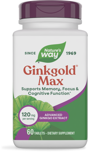 Nature's Way® | Ginkgold Max, 60 tablets Sku:15251