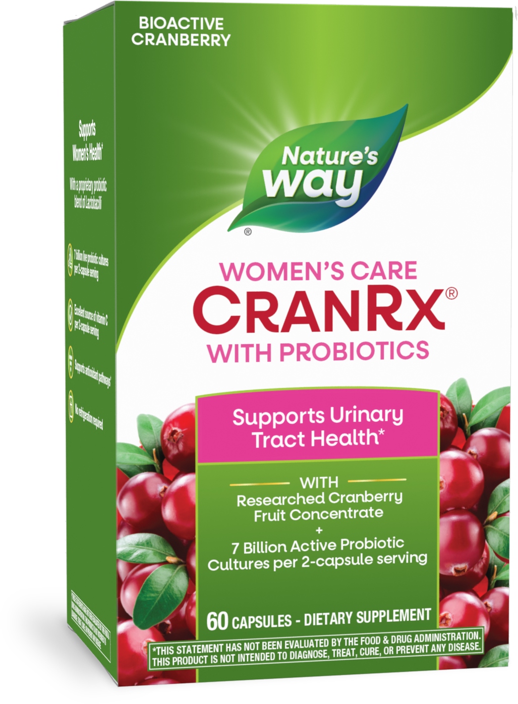 <{%PRIMARY_11861%}>Nature's Way® | CranRx Women's Care with Probiotics, 60 capsules