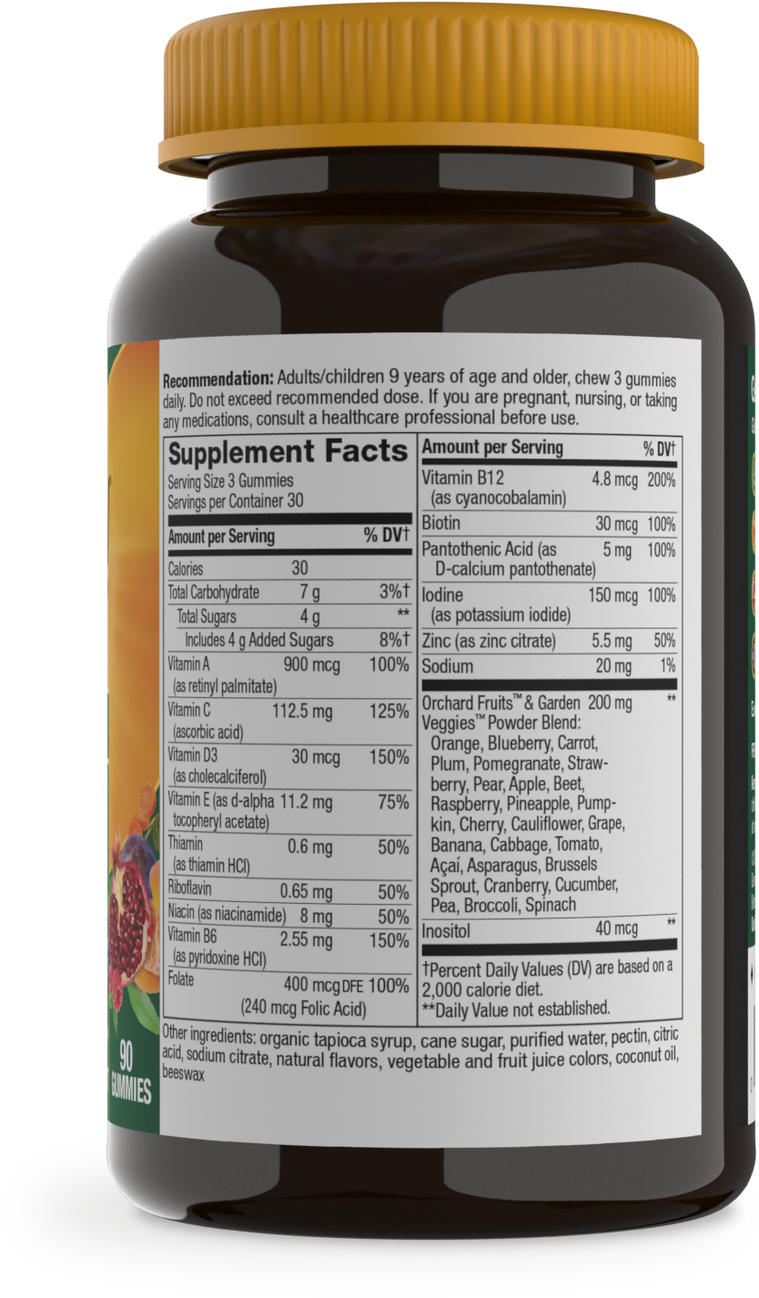 <{%MAIN2_15817%}>Nature's Way® | Alive! Adult Premium Gummy Multivitamin - right side of pack