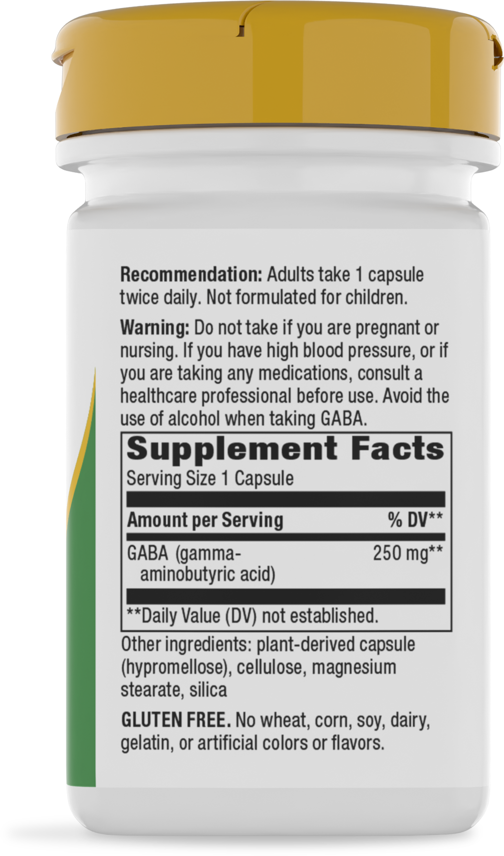 <{%MAIN2_05526%}>Nature's Way® | GABA - right side of pack