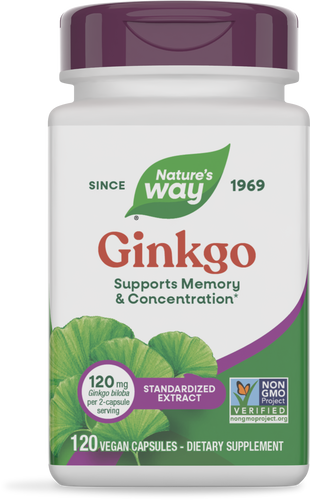 Nature's Way® | Ginkgo, 120 capsules Sku:15351