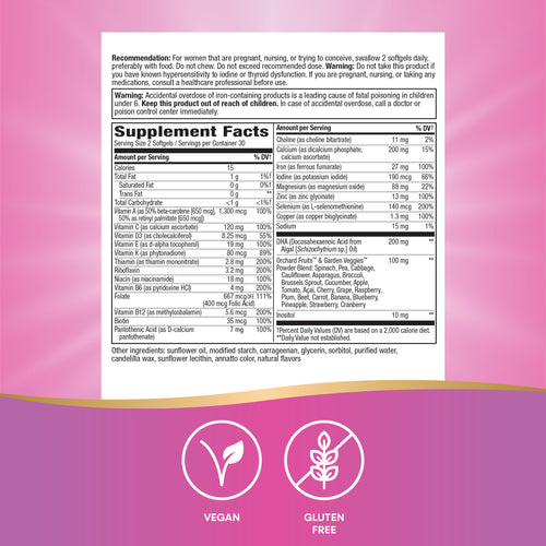 Nature's Way® | Alive! Premium Prenatal Multivitamin Sku:11209