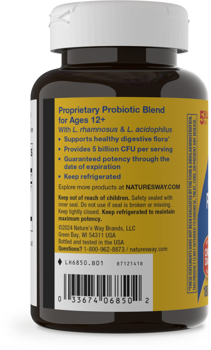 <{%MAIN3_6850%}>Nature's Way® | Primadophilus Probiotic - left side of pack