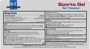 Nature's Way® | Sports Gel - back of pack Sku:21825492