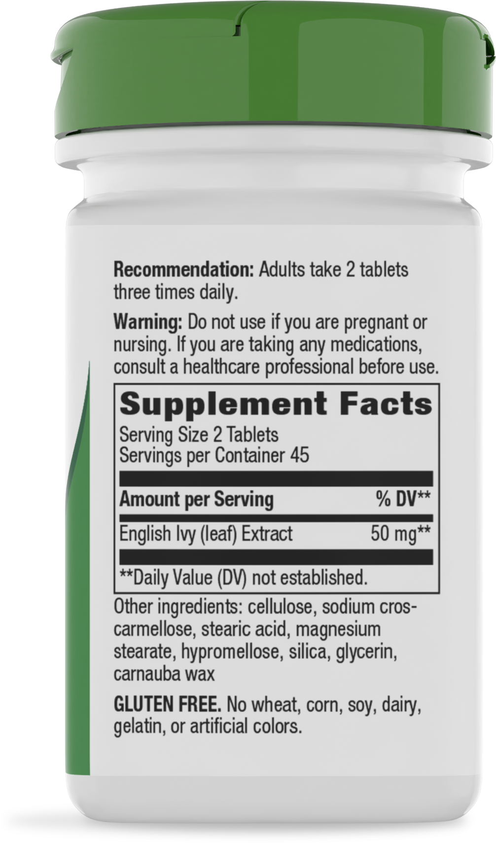 <{%MAIN2_08239%}>Nature's Way® | Ivy Extract From English Ivy - right side of pack