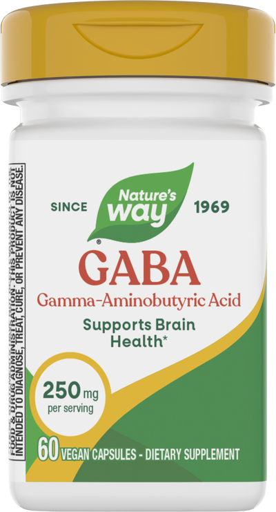 <{%PRIMARY_05526%}>Nature's Way® | GABA, 60 capsules