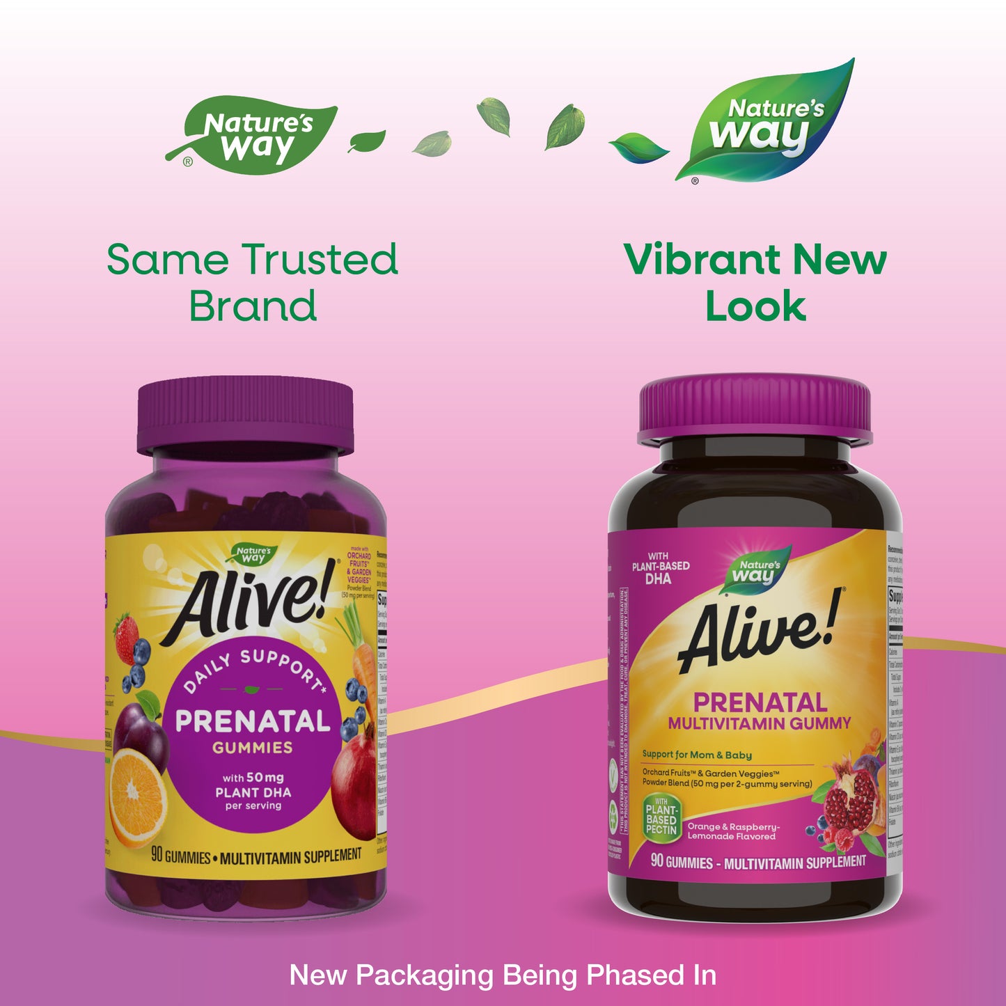 <{%MAIN1_10488%}>Nature's Way® | Alive! Daily Support Prenatal Gummy Multivitamin