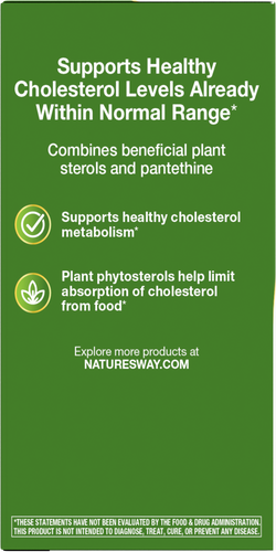 Nature's Way® | Cholesterol Shield - left side of pack Sku:05519