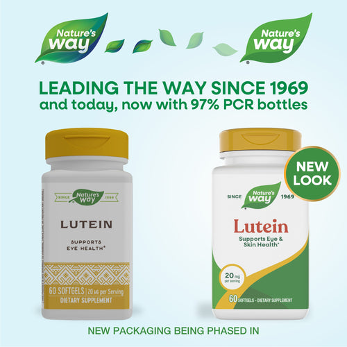 Nature's Way® | Lutein - package updates old to new Sku:15491
