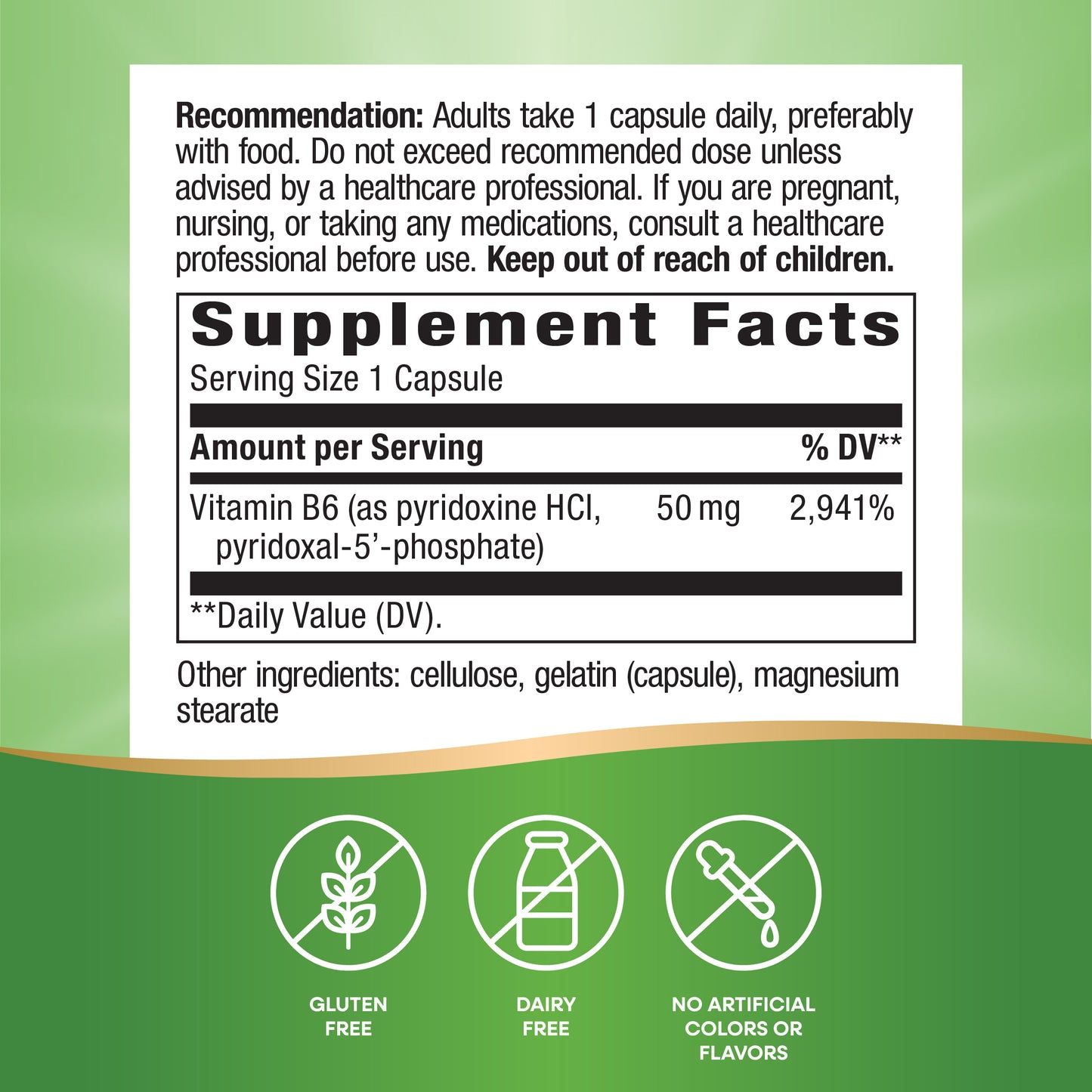 <{%MAIN7_40431%}>Nature's Way® | Vitamin B6 High Potency