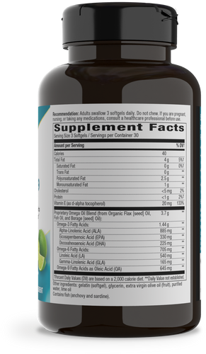 Nature's Way® | Mega 3/6/9 - right side of pack Sku:15440