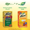 Nature's Way® | Alive! Kids Chewable Multivitamin - package updates old to new Sku:15786