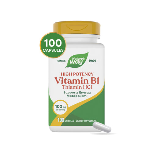 Nature's Way® | Vitamin B1 High Potency Thiamin HCl Sku:40411