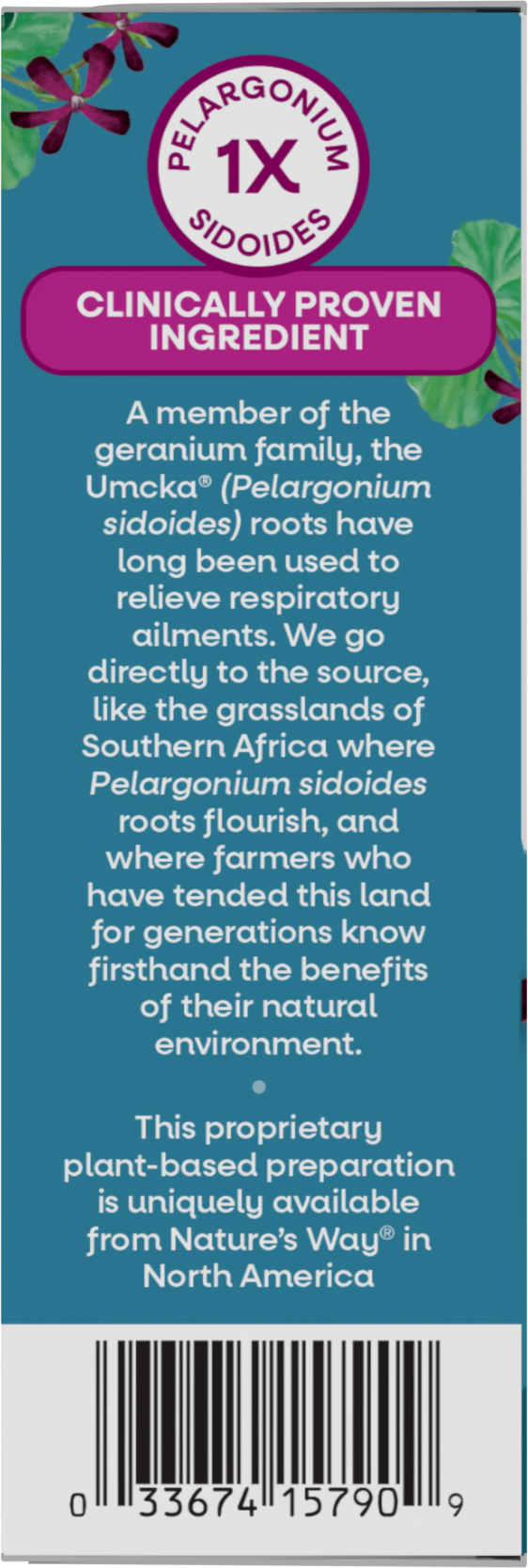 <{%MAIN11_15790%}>Nature's Way® | Umcka Cold Relief Drops - left side of pack