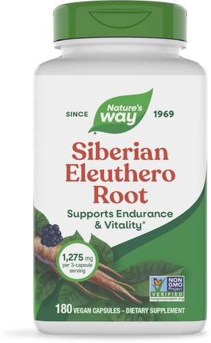 Nature's Way® | Siberian Eleuthero Root, 180 capsules Sku:13508