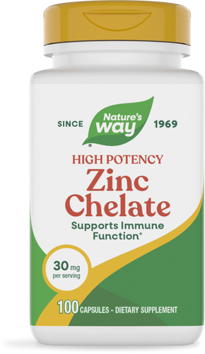 Nature's Way® | Zinc Chelate, 100 capsules Sku:41091