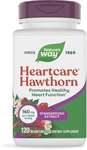 Nature's Way® | HeartCare Hawthorn Standardized Extract, 120 tablets Sku:6690