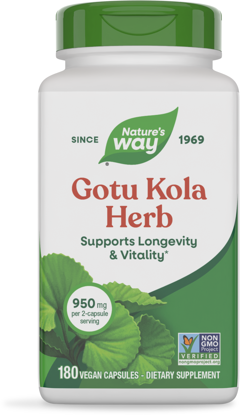 <{%PRIMARY_14008%}>Nature's Way® | Gotu Kola Herb, 180 capsules