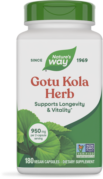 <{%PRIMARY_14008%}>Nature's Way® | Gotu Kola Herb, 180 capsules