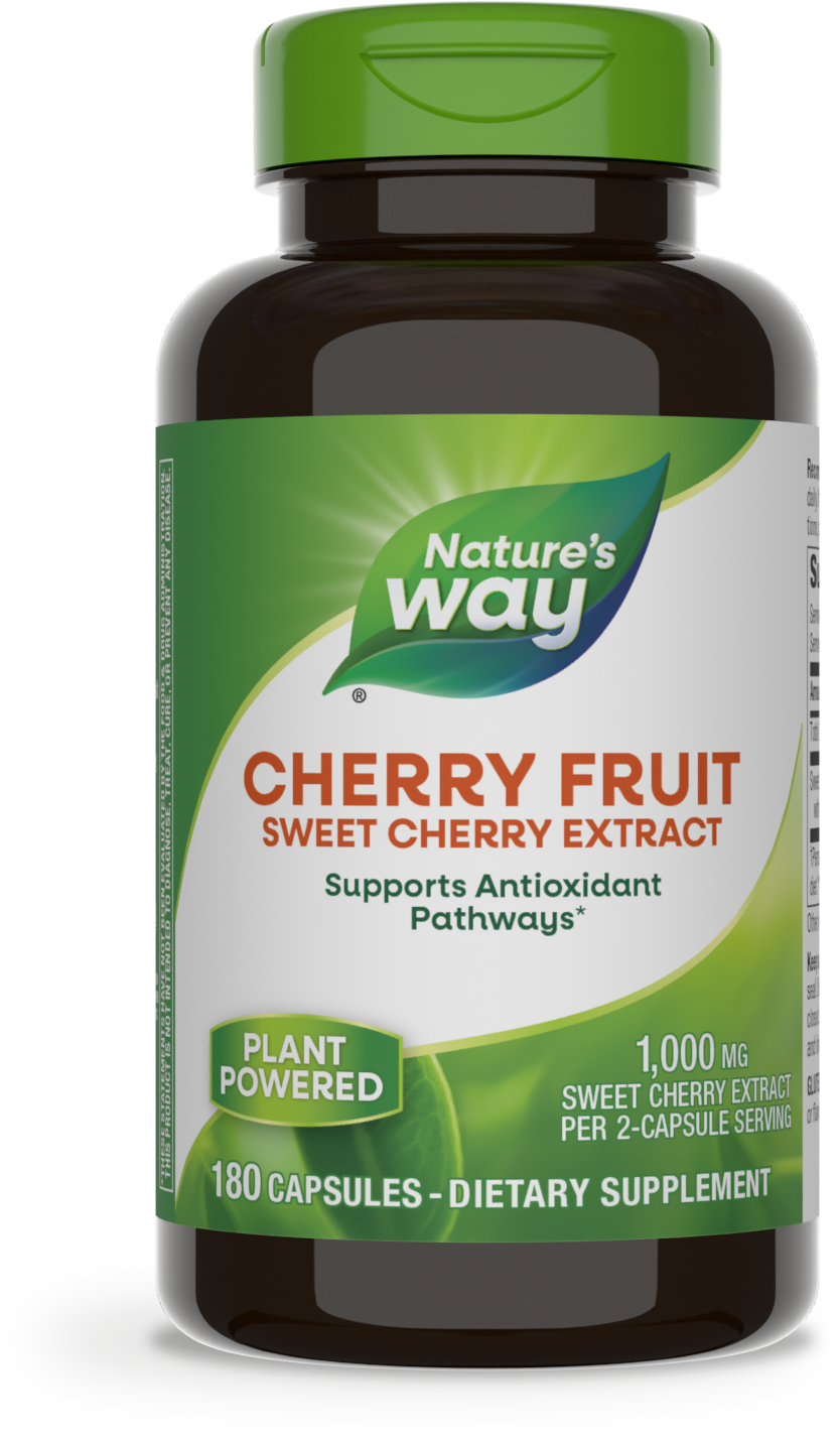 <{%PRIMARY_08540%}>Nature's Way® | Cherry Fruit Sweet Cherry Extract, 180 capsules