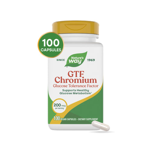 Nature's Way® | GTF Chromium Glucose Tolerance Factor Sku:41021