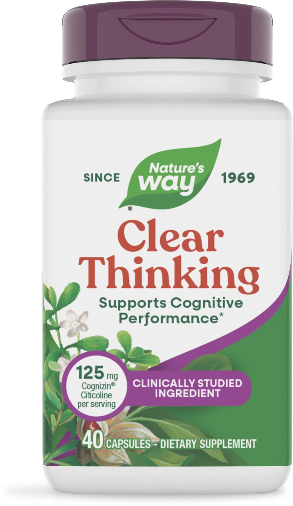 <{%PRIMARY_13690%}>Nature's Way® | Clear Thinking, 40 capsules