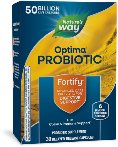 Nature's Way® | Fortify Optima 50 Billion Probiotic, 30 capsules Sku:10337