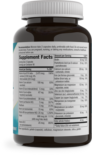 Nature's Way® | Prenatal Multivitamin - right side of pack Sku:45130