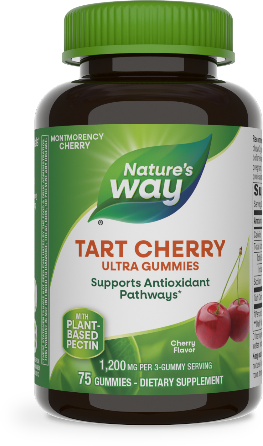 <{%PRIMARY_10809%}>Nature's Way® | Tart Cherry Ultra Gummies, 75 gummies, Cherry