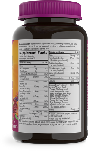 Nature's Way® | Alive! Premium Women's Gummy Multivitamin - right side of pack Sku:15897