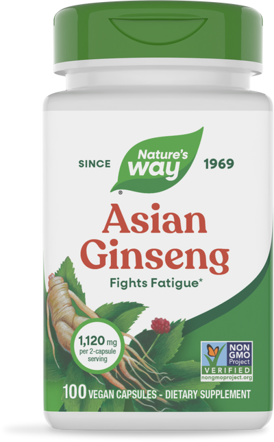 <{%PRIMARY_13300%}>Nature's Way® | Asian Ginseng, 100 capsules