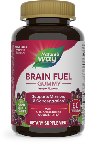 Nature's Way® | Brain Fuel Gummy, 60 gummies, Grape Sku:14346