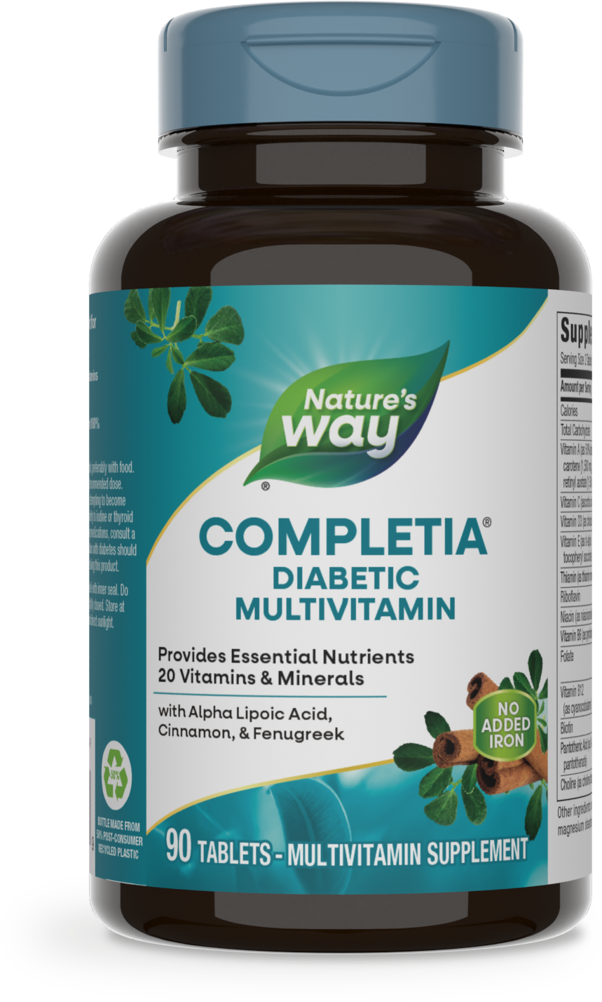 <{%PRIMARY_14924%}>Nature's Way® | Completia Diabetic, 90 tablets