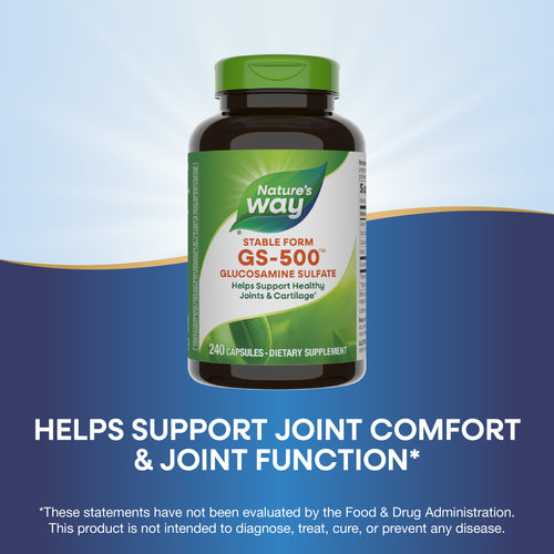 Nature's Way® | GS-500 Glucosamine Sulfate Sku:01787