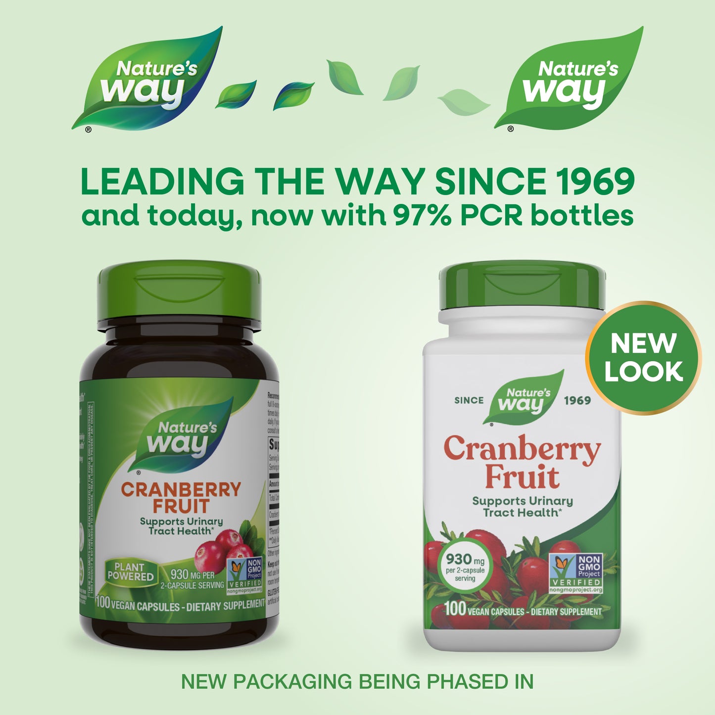 <{%MAIN1_12150%}>Nature's Way® | Cranberry Fruit - package updates old to new
