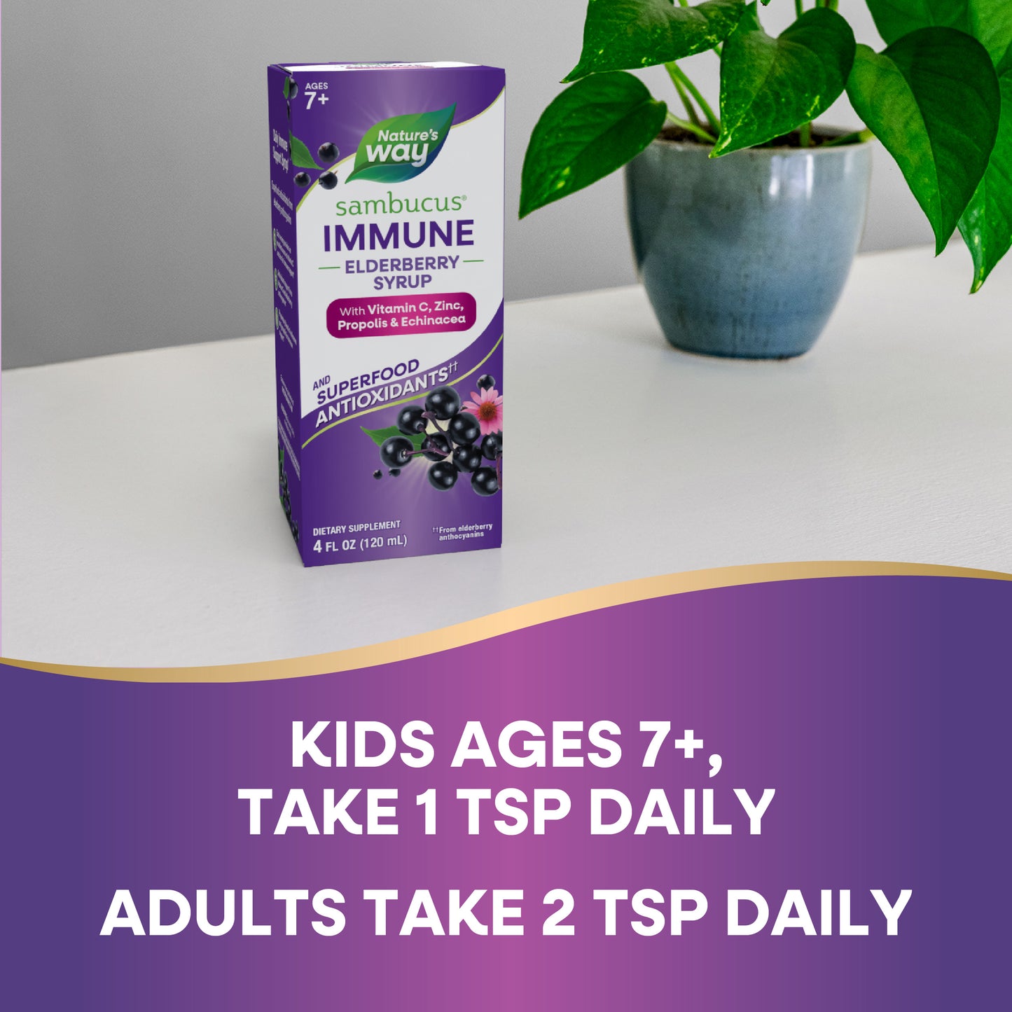<{%DETAIL2_6974%}>Nature's Way® | Sambucus Immune Elderberry Syrup - product recommendations