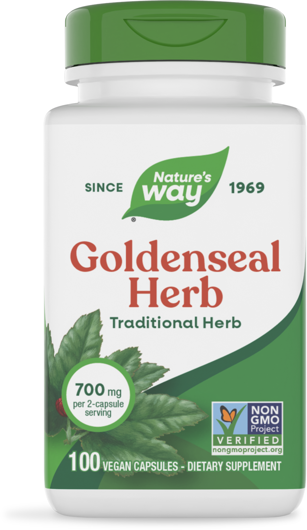 <{%PRIMARY_13700%}>Nature's Way® | Goldenseal Herb, 100 capsules